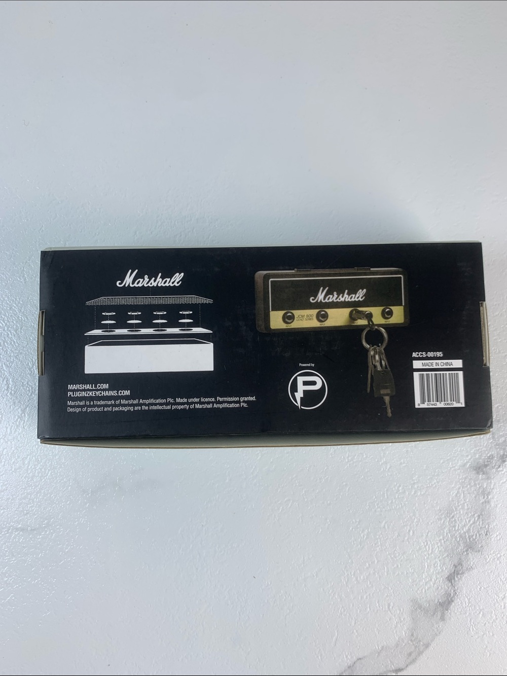 Marshall Black and Gold Portable Speaker Keychain - Marshall